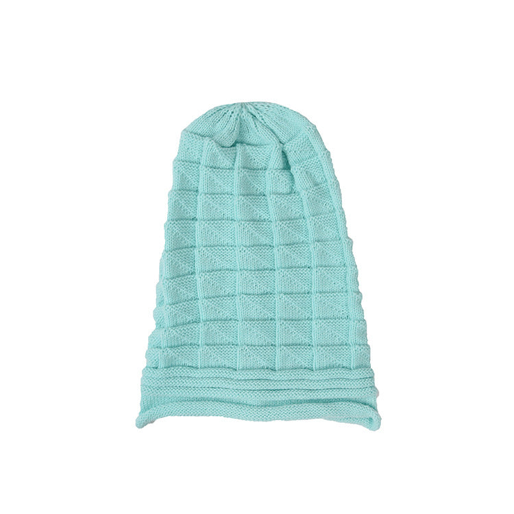 Women's Pleated Cuffed Hooded Hat