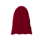 Women's Pleated Cuffed Hooded Hat