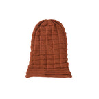Women's Pleated Cuffed Hooded Hat