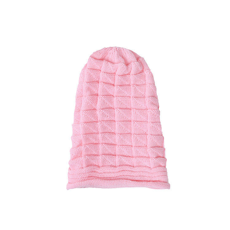 Women's Pleated Cuffed Hooded Hat