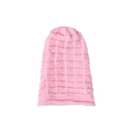 Women's Pleated Cuffed Hooded Hat