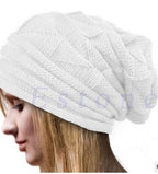 Women's Pleated Cuffed Hooded Hat