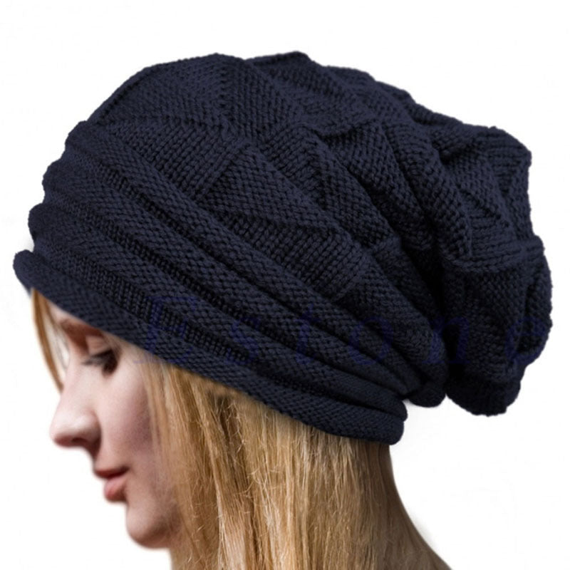 Women's Pleated Cuffed Hooded Hat