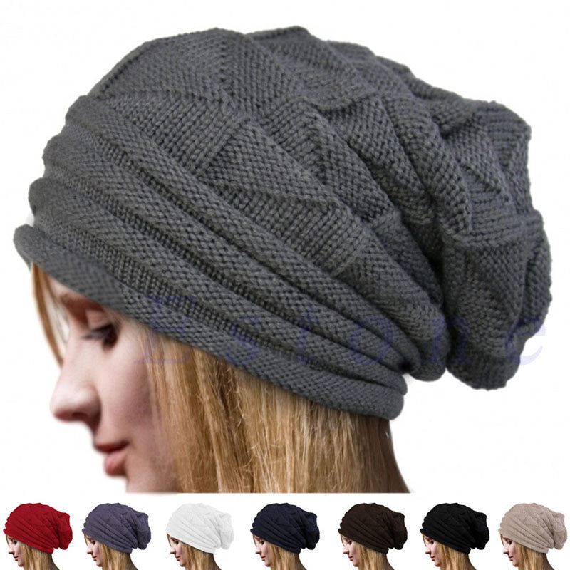 Women's Pleated Cuffed Hooded Hat
