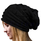 Women's Pleated Cuffed Hooded Hat