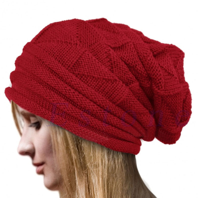 Women's Pleated Cuffed Hooded Hat