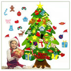 Felt Christmas Tree with Detachable Ornaments