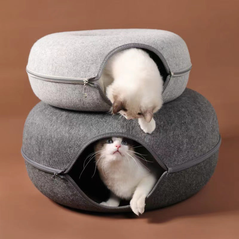 Cat Tunnel Donut