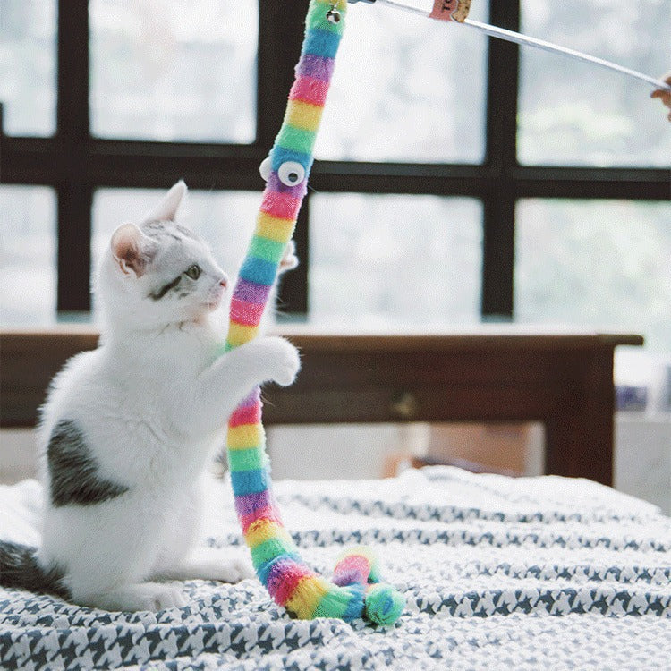 TOUCHCAT Cat Toy Caterpillar
