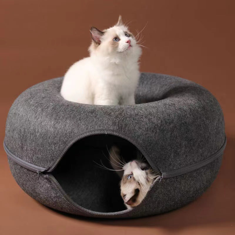 Cat Tunnel Donut