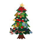 Felt Christmas Tree with Detachable Ornaments