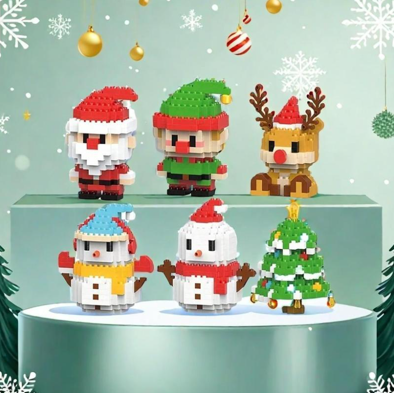 Christmas Themed Lego Blocks